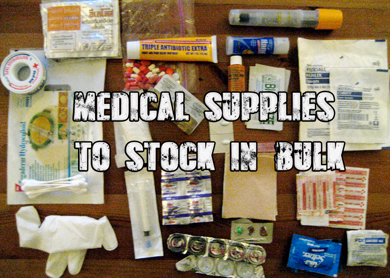 Medical supplies to stock up on