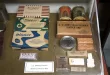 Display of U.S. military rations from WWII and Korean War.