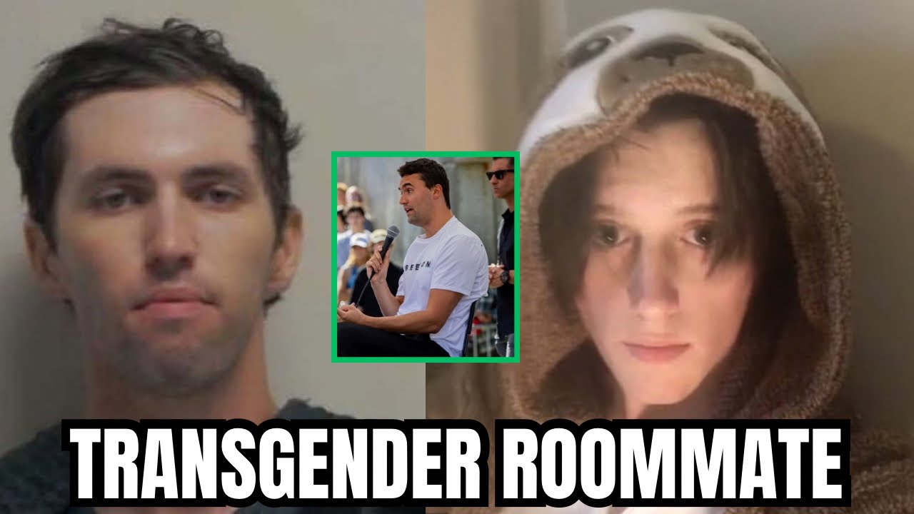 Two individuals discussing transgender issues.